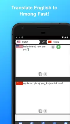 English to Hmong Translator android App screenshot 0